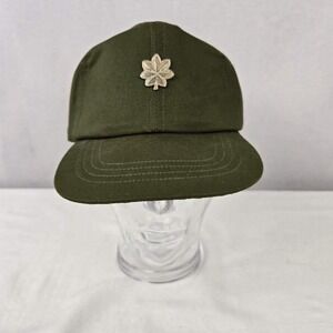 Vintage US Military OG - 106 Cap Hot Weather Green Lt Col Insignia Hat 6 7/8